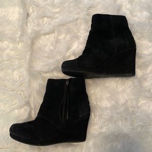Black Toms booties